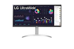 LG 34WQ650-W - Monitor UltraWide Ultrapanorámico 34 pulgadas, 21:9, Panel IPS: 2560x1080, 400cd/m², 1000:1, sRGB >99%, diag. 86.6cm, entr: HDMIx1, DPx1, USB-Cx1, Inclinación Ajustable, Color Blanco