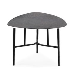 MESA AUXILIAR 52X52X46 METAL NEGRO