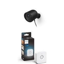 Hue Security Camera Wired Black + motion