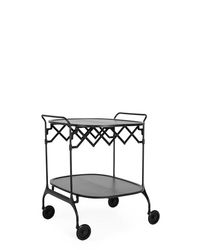Kartell Gastone Serveerwagen, zwart