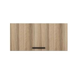 Stylowa szafka ścienna, wykończenie orzecha włoskiego, 90 x 45 x 52 cm, 100% pokryta melaminą, grubość 18 mm, idealna do nowoczesnego przechowywania i organizacji domu