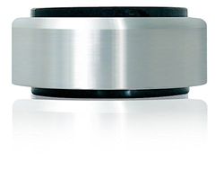 Dynavox Patas de Aluminio para Dispositivos HiFi – Juego de 4 Unidades, pulidas, Incluidas 2 amortiguadores de Goma por Pata, Ø 50 mm, Orificio M5, amortiguación de Vibraciones, Plateado