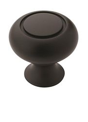 Amerock BP53011FB Allison Knob, 1-1/4-Inch, Flat Black