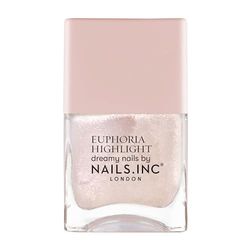 Nails Inc - MAGIC DOES EXIST EUPHORIA Vernis à Ongles Highlight - Teinte rose scintillante - Finition iridescente et nacrée - Vegan, Longue Tenue & Cruelty Free - Manucure parfaite, Nail Art tendance