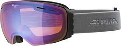 ALPINA GRANBY Q-LITE – speglade, kontrastförstärkande skidglasögon med 100% UV-skydd för vuxna, grå, en storlek