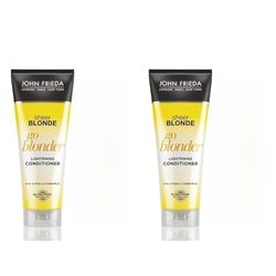 John Frieda Go Blonder Lightening Conditioner for Blonde Hair 250 ml (Pack of 2)