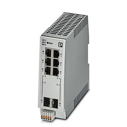 PHOENIX CONTACT FL SWITCH 2206-2SFX Commutateur Managed 2000 6 ports RJ45 10/100 Mbit/s 2 ports SFP 100 Mbit/s Indice de protection IP20 PROFINET Conformance-Class B