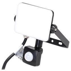 Glowster Riflettore LED con copertura smerigliata e sensore di movimento con alloggiamento nero 30 W, 4000 K