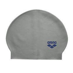 Arena mjuk latexbadrock för män, silver-marinblå, en storlek