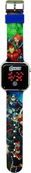 Kids Euroswan-AVG4706 Avengers LED-horloge, meerkleurig, eenheidsmaat (AVG4706)