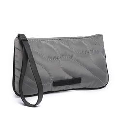 Toiletry Bag in Recycled Materials and Padded Grey, Grey, Única, Practical Addition to Everyday use