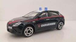 18-30305 (28-30223) Bburago Alfa Romeo Giulietta Carabinieri ITALIA - Scala 1:43 - modellino in metallo