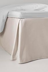 Jotex Zack Satin - Copriletto, 100% cotone biologico di alta qualità, altezza 45 cm, beige, 140 x 200 cm