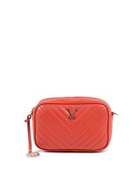 19V69 ITALIA Women's Camera Bag Red V101 52 Dollar Made in Italy, 21x14x8 cm