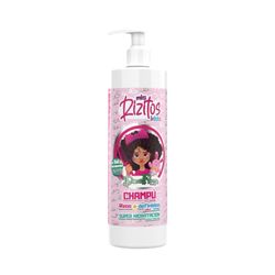 DONA FLORA Children's Shampoo Mis Rizitos 500 ml - For Curly & Afro Children's Hair - Gentle Cleaning without Tears - Moisture & Definition - Sulphates & Parabens Free - From 3 Years