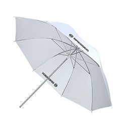 Bresser SM-02 Guarda-chuva translúcido branco difuso, 84 cm