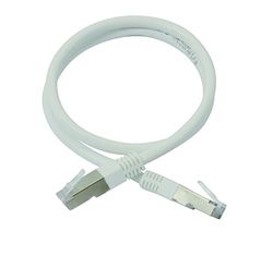 GEFOM 474783 PROLONGATEUR RJ45 0.50M CATEGORIE 6, Blanc