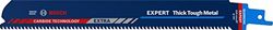 Bosch Professional 1x Lame de scie sabre Expert `Thick Tough Metal` S 1155 CHC (pour Acier robuste, Fonte, Longueur 225 mm, Accessoires Scie sabre)