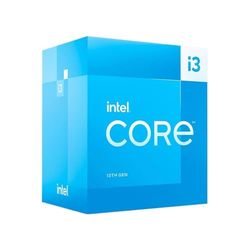Intel® Core™ i3-13100, processore desktop, per sistemi 4 core (4 P-core + 0 E-core) Cache 12 MB, fino a 4,5 GHz
