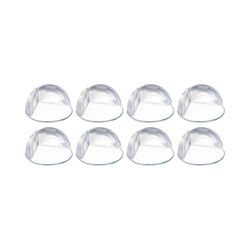 hauck Corner Me 2 Protector Esquinas Bebes, para Cantos de Mesas y Muebles, Esquineros Protectores, Kit de Seguridad para Bebés, Material de Silicona Suave, Set de 8 Unidades, Transparente