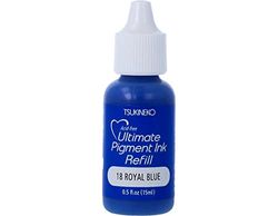 Tsukineko 1/2 Fluid Ounce VersaColor Ultimate Pigment Inker, Royal Blue by