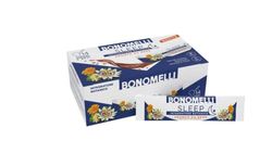 Bonomelli - Integratore Botanico Sleep, 14 bustine, pronto da bere. Con Melatonina, Passiflora, Tiglio ed Escolzia. Per rilassarsi e addormentarsi più in fretta