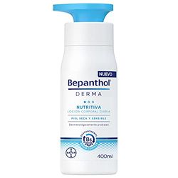 Bepanthol Derma Nutriente Lozione Per Il Corpo Idratazione Immediata E Durevole, Per La Pelle Secca E Sensibile, Uso Quotidiano, 400 ml