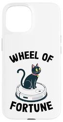 Wheel Of Fortune Cat Joke Robot Vacuum Cleaner Cat Case for iPhone 15