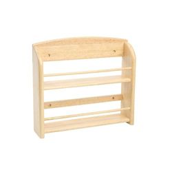 T&G Woodware Scimitar JAR-12 - prateleira para especiarias de parede com fixações (latas não incluídas)
