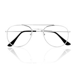 Prontoleggo Occhiali da Lettura Aviator Argento +3,50
