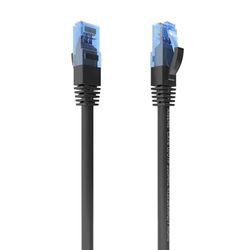 RJ45-kabel, Cat.6, UTP, AWG26, CCA zwart, 0,5 m, hoge overdrachtssnelheid, ideaal voor netwerkverbindingen in thuis- en kantooromgevingen.
