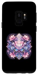 Carcasa para Galaxy S9 Flor de loto Yoga Meditación Budismo Espiritualidad Namaste