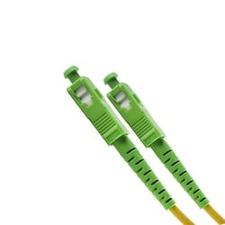 Brightium Glasvezelkabel SC/APC-SC/APC 9/125, 10 m, high speed en lage demping, ideaal voor netwerkverbindingen en gegevensoverdracht.