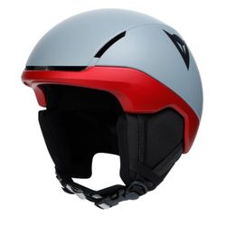 Dainese 204840401-xs-s_8051019481610 Casque de Ski en Polycarbonate, Léger et Résistant Unisex-Youth, Rouge MÉTALLISÉ/Gris Nardo, XS-S