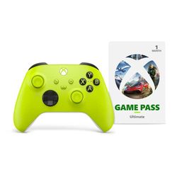Xbox Wireless Controller – Volt + Game Pass Ultimate 1 Month
