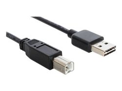 DeLOCK 1m USB 2.0 A - B m/m cavo USB USB A USB B Nero