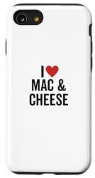 Custodia per iPhone SE (2020) / 7 / 8 Amo gli amanti del cibo al formaggio Mac e formaggio