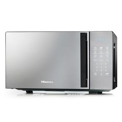 Hisense, H20MOMBS4HG, Microonde 20L, apertura porta a sinistra, display LED con pulsanti, 9 funzioni,700W, grill tubolare, colore specchio