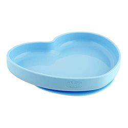 Chicco - Plato corazón con ventosa silicona 9 meses +