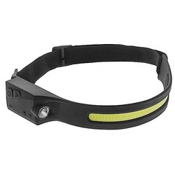 TFA Dostmann Lumatic Free 43.2039.01 - Linterna frontal LED con batería, a prueba de salpicaduras, superbrillante, luz roja, luz de enfoque, luz frontal, color negro