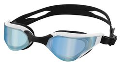 SEAC Rocket Gafas de natación y piscina para hombres y mujeres, Negro/Blanco LS