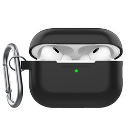 KeyBudz Elevate, oplaadcase met hanger voor Apple AirPods Pro 2, zwart