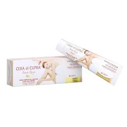 Cera di Cupra, Crema Depilatoria Gambe e Braccia, Ideale per una Depilazione Efficace e Gradevole in Pochi Minuti, Senza Parabeni, Dermatologicamente Testata,Tubetto da 100 ml
