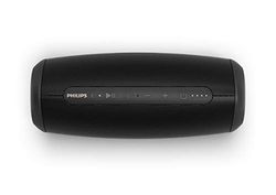 Philips S5305/00 Bluetooth Speaker, Altoparlante Bluetooth con microfono incorporato (Bluetooth 5.0, Impermeabile IPX7, 12 ore di durata, Luci LED multicolore), Nero - Modello 2020/2021
