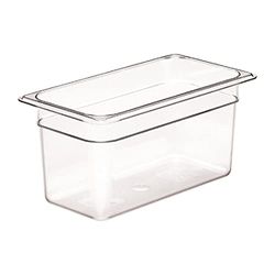 Cambro Clear Food Pan, derde maat (6-15/16 x 12-3/4) - 6"