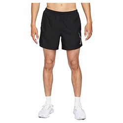 Nike M NK DF Run DVN CHLGR Shrt 5BF, Pantaloncini Uomo, Black/Reflective Silv