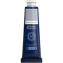 Lefranc & Bourgeois Fine Oil Pintura a óleo, prateado (Silver Hue), 40 ml