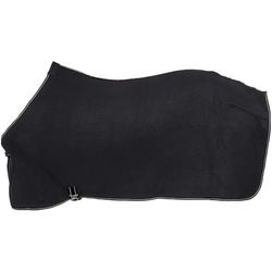 Tough 1 Zachte fleece deken voering/laken, zwart, medium