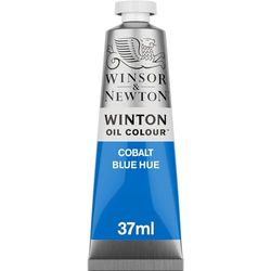 Winsor & Newton 1414179 Winton fijne olieverf van hoge kwaliteit met gelijkmatige consistentie, lichtecht, hoge dekkingskracht en rijk aan pigmenten - 37ml Tube, Cobalt Blue Hue
