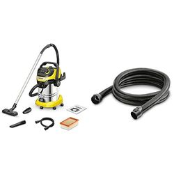Kärcher Aspirateur Multifonction WD 6 P S V-30/6/22/T, Fonction Soufflerie, Puissance : 1300 W, Cuve : 30 l, Flexible : 2,2 m, avec Prise & Saugschlauchverlängerung 3,5 m | 2.863-305.0